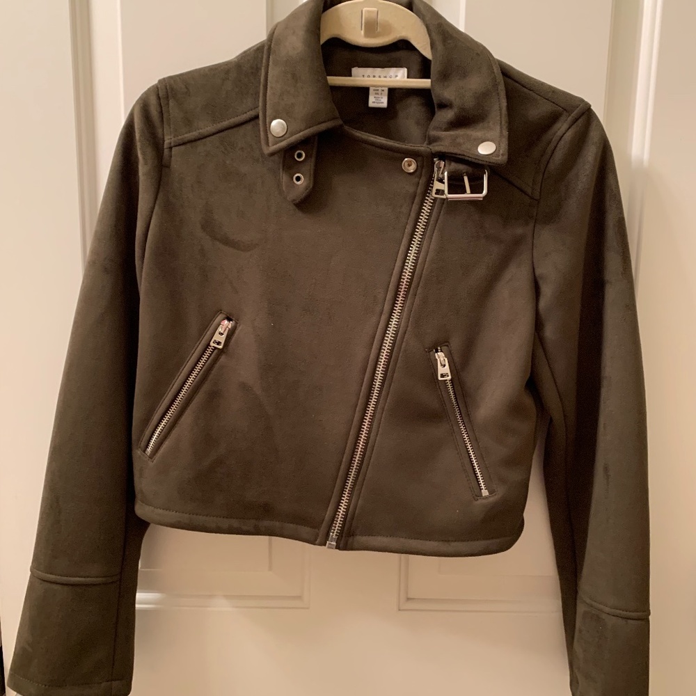 Topshop suede jacket